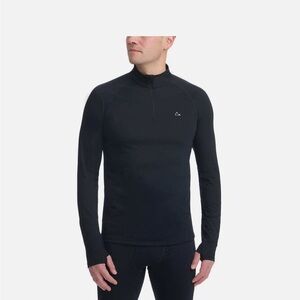 Paradox Men's 1/4 Zip Merino Wool Blend Base Long Sleeves Layer Top XL